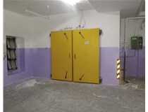 【德軒案例】梧桐院地庫改造——墻面刷油漆、乳膠漆，改造人防門油漆